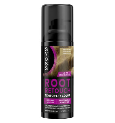 SYOSS ROOT RETOUCH CUBRE CANAS AL INSTANTE RUBIO OSCURO 120 ml