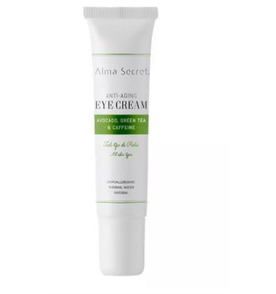 ALMA SECRET CONTORNO DE OJOS ANTIEDAD con aguacate, té verde & cafeína 10 ml