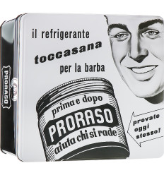 PRORASO VINTAGE SET DE AFEITADO CAJA METÁLICA