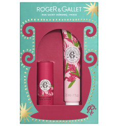 ROGER & GALLET GINGEMBRE ROUGE SET CREMA DE MANOS 30 ml + LABIAL 3.5 g