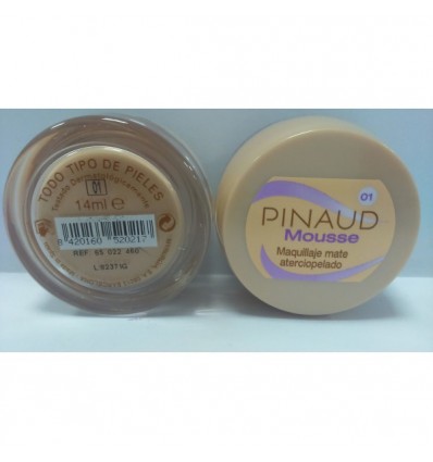 PINAUD MOUSSE MAQUILLAJE MATE 01 ATERCIOPELADO