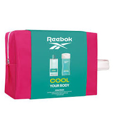 REEBOK COOL YOUR BODY EDT 100 ml SPRAY + GEL 250 ml + NECESER