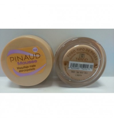 PINAUD MOUSSE MAQUILLAJE MATE 02 ATERCIOPELADO 14 g