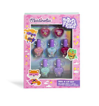 MARTINELIA MY BEST FRIENDS ESMALTES & LIPS SET R 12033