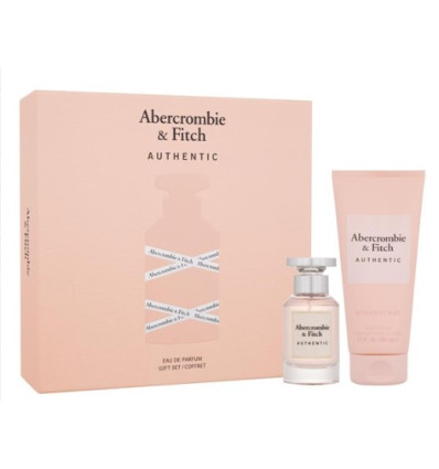 ABERCROMBIE & FITCH AUTHENTIC WOMAN EAU DE PARFUM 50 ml SPRAY + BODY LOTION 200 ml