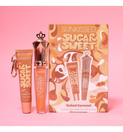 SUNKISSED SUGAR SWEET SALTED CARAMEL SET DE LABIOS