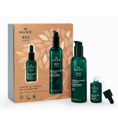 NUXE BIO ORGANIC SET SÉRUM SEMILLAS DE CHIA + AGUA MICELAR SEMILLAS DE MORINGA