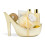 IDC INSTITUTE SET DE BAÑO TACÓN GOLD HEEL R 42258