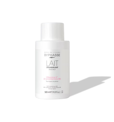 BYPHASSE LECHE DESMQUILLANTE TODO TIPO DE PIEL 500 ml