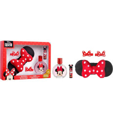 DISNEY MINNIE MOUSSE EDT 50 ml SPRAY + LIP BALM 4 g + BANDANA + CLIPS PAR EL PELO
