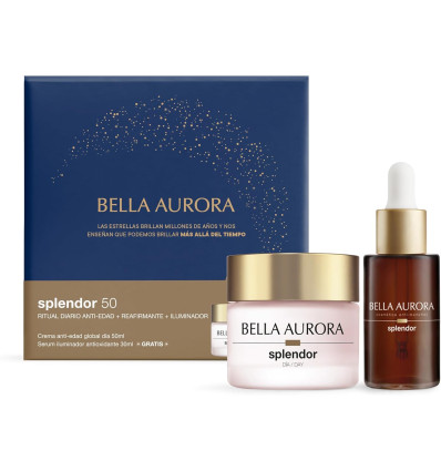 BELLA AURORA SPLENDOR 50 CREMA DE DIA 50 ml + SERUM ILUMINADOR 30 ml