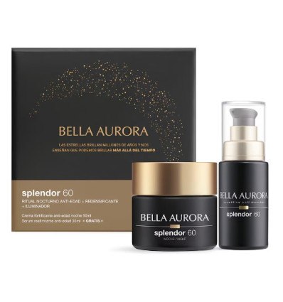 BELLA AURORA SPLENDOR 60 CREMA DE NOCHE 50 ml + SERUM REAFIRMANTE 30 ml