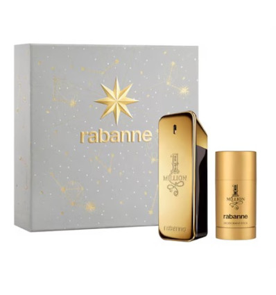 PACO RABANNE 1 MILLION EDT 100 ml SPRAY + DEO SPRAY 150 ml