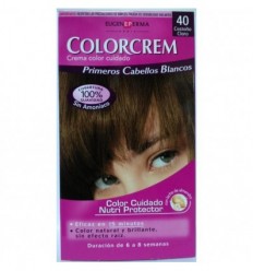 COLORCREM TINTE 40 CASTAÑO CLARO SIN AMONÍACO