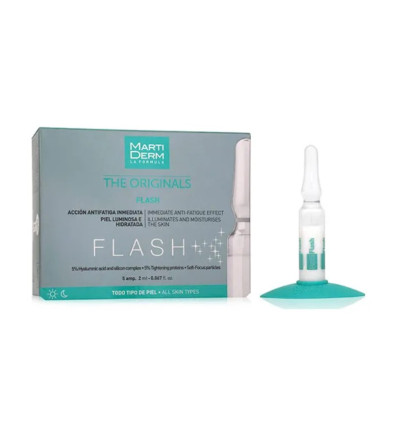 MARTIDERM THE ORIGINALS FLASH 5 AMPOLLAS ACCIÓN ANTIFATIGA INMEDIATA 5 X 2 ml