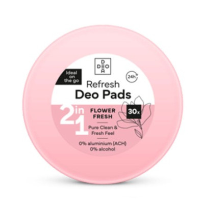 REFRESH FLOWER FRESH DISCOS DESODORANTES 30 unidades