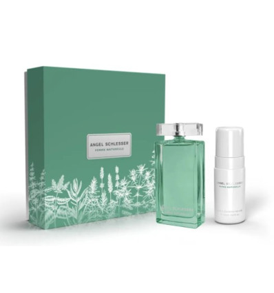 ANGEL SCHLESSER FEMME NATURELLE EDT 100 ml SPRAY + MOUSSE LIMPIADORA FACIAL100 ml