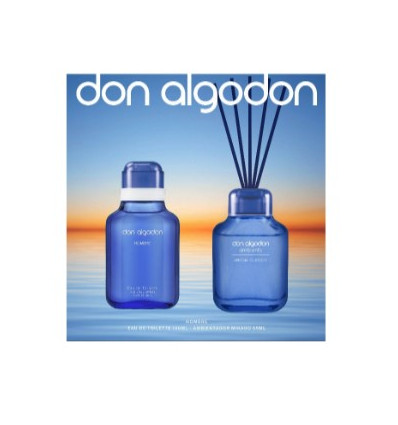 DON ALGODÓN HOMBRE EDT 100 ml SPRAY + AMBIENTADOR MIKADO 65 ml