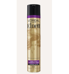 LOREAL ELNETT LACA CABELLO DAÑADO FIJACIÓN FUERTE 400 ml