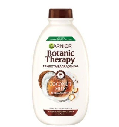 GARNIER BOTANIC THERAPY COCONUT MILK & MACADAMIA CHAMPU 400 ml