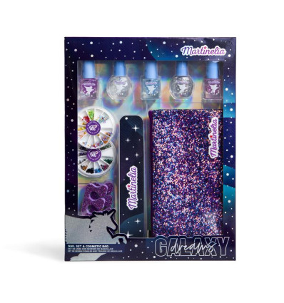 MARTINELIA GALAXY DREAMS SET DE UÑAS & COSMETIC BAG R 31155