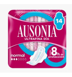 AUSONIA ULTRAFINA DÍA COMPRESA NORMAL 8 H 14 undiades
