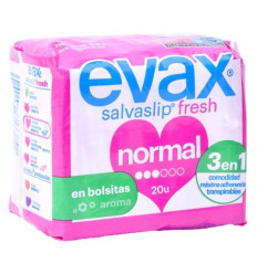 EVAX SALVASLIP NORMAL PLEGADO FRESH 20 UNIDADES