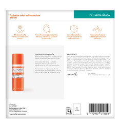BELLA AURORA PROTECTOR SOLAR ANTIMANCHAS SPF 50 PIEL MIXTA-GRASA 50 ml + NECESER