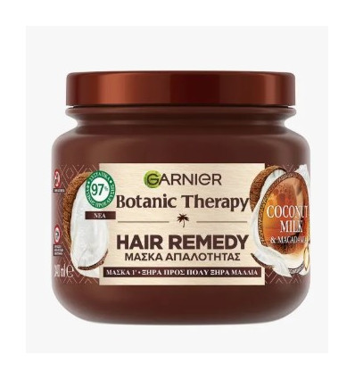 GARNIER BOTANIC THERAPY LECHE DE COCO Y MACADAMIA MASCAR 340 ml