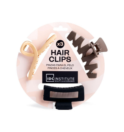 IDC INSTITUTE SET 3 PIZAS DE CABELLO R 35031