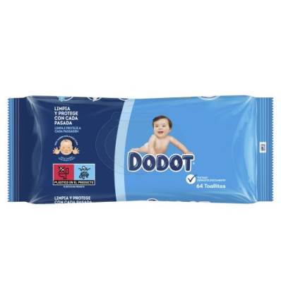DODOT TOALLITAS HUMEDAS INFANTILES 64 unidades