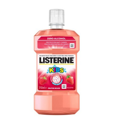 LISTERINE KIDS ENJUAGUE BUCAL SIN ALCOHOL 250 ml