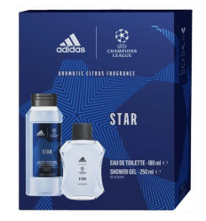 ADIDAS CHAMPIONS LEAGUE STAR EDT 100 ml + GEL 250 ml