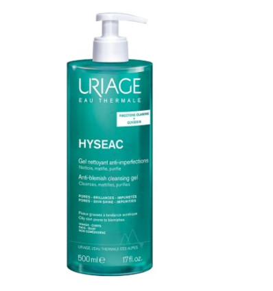URIAGE HYSEAC GEL LIMPIADOR ANTI-IMPERFECCIONES SIN JABÓN 500 ml