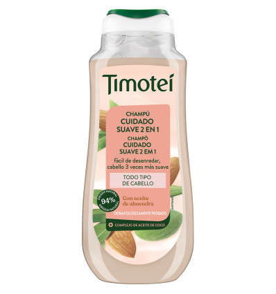 TIMOTEI CHAMPÚ CUIDADO SUAVE 2 EN 1 300 ml