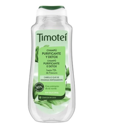 TIMOTEI CHAMPÚ PURIFICANTE Y DETOX 300 ml