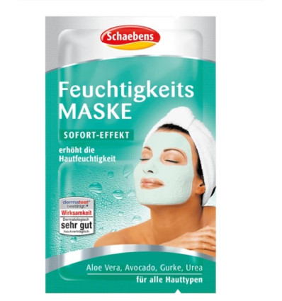 Schaebens Mascarilla facial hidratante de efecto instantáneo 2 x 5 ml