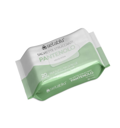 SETABLU TOALLITAS DESMAQUILLANTES CON PANTENOL 20 unidades
