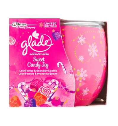 GLADE SWEET CANDY JOY VELA PERFUMADA 120 g