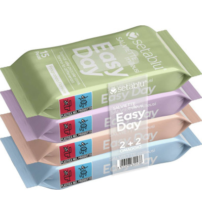 SETABLU TOALLITAS MULTIUSOS PACK 4 X 15 undiades