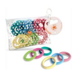 SETABLU COLETEROS DE PELO 20 PIEZAS COLORES SURTIDAS