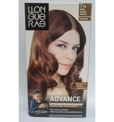 LLONGUERAS ADVANCE TINTE 7.34 RUBIO DORADO COBRIZO