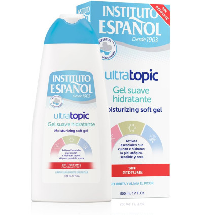 INSTITUTO ESPAÑOL ULTRATOPIC GEL SUAVE HIDRATANTE 500 ml