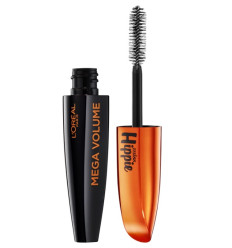 LOREAL MEGA VOLUME MISS HIPPIE MÁSCARA DE PESTAÑAS NEGRA 8.4 ml + regalo LATA NARANJA