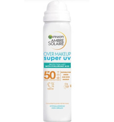GARNIER OVER MAKEUP SUPER UV SPF 50 SPRAY PROTECTOR FACIAL 75 ml