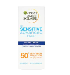 GARNIER SENSITIVE ADVANCE PROTECTOR FACIAL UV GEL CREMA SPF 50 50 ml