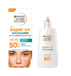 GARNIER SUPER UV NIACINAMIDA PROTECTOR SOLAR SPF 50 FACIAL 40 ml