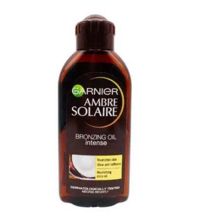 GARNIER AMBRE SOLAIRE ACEITE BRONCEADOR INTENSO ACEITE DE COCO 200 ml