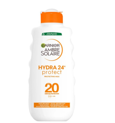 GARNIER AMBRE SOLAIRE HYDRA 24 PROTECCIÓN SOLAR SPF 20 200 ml