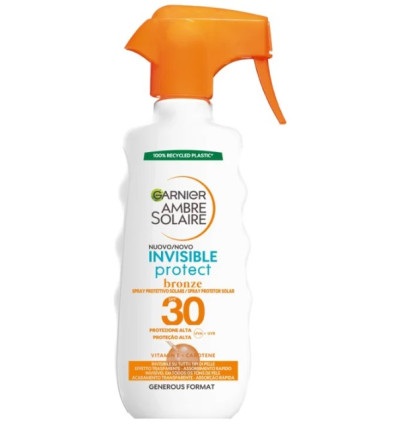 GARNIER AMBRE SOLAIRE INVISIBLE PROTECT BRONZE SPF 30 SPRAY 270 ml